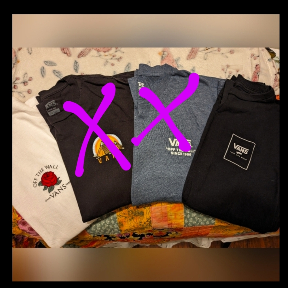 Vans long sleeve shirts